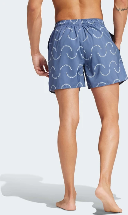 adidas Wave Logo CLX Badeshorts preloved ink/halo mint (Herren)