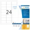 Herma Etiketten Outdoor, 63.5x33.9mm, wetterfest, weiß, matt, 40 Blatt (960 Etiketten) Vorschaubild