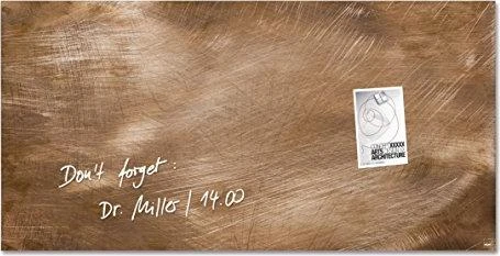 Sigel Artverum Glas-Magnetboard, Used-Bronze, 91x46cm