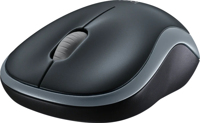 Logitech M185 Wireless Mouse schwarz/grau, USB