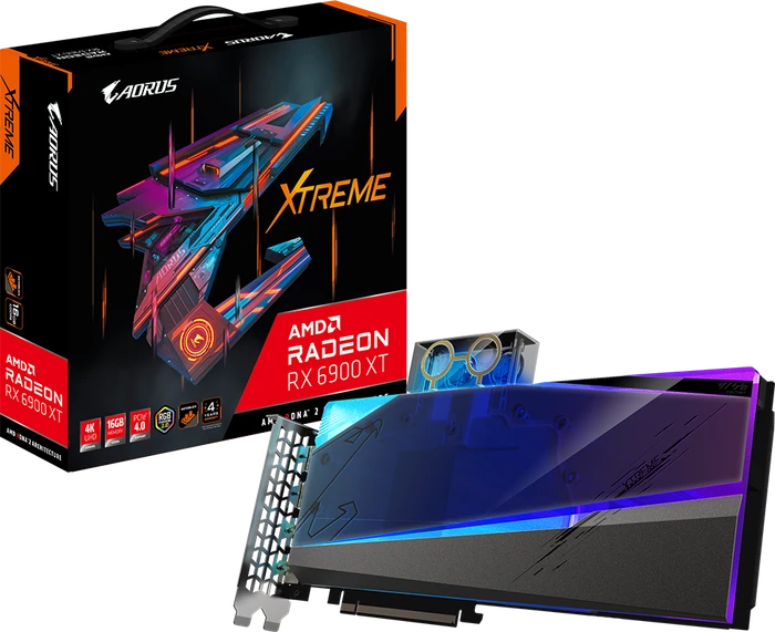 GIGABYTE AORUS Radeon RX 6900 XT Xtreme Waterforce WB 16G, 16GB GDDR6, 2x HDMI, 2x DP