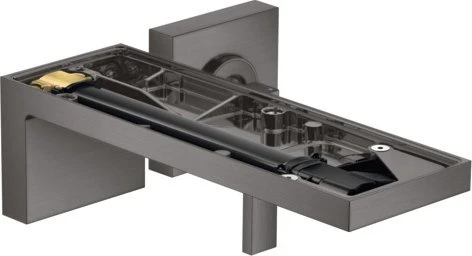 Hansgrohe Axor MyEdition Waschbeckenarmatur für Wandmontage ohne Platte brushed black chrome