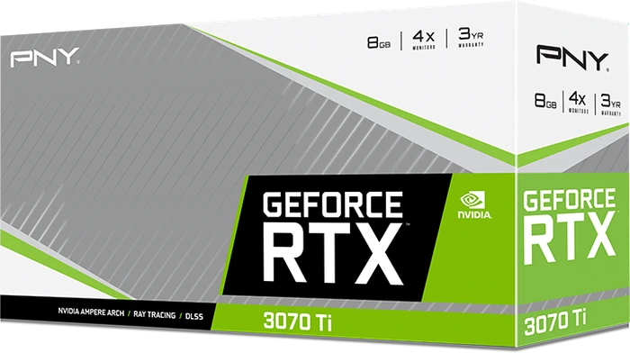 PNY GeForce RTX 3070 Ti Verto Triple Fan, 8GB GDDR6X, HDMI, 3x DP