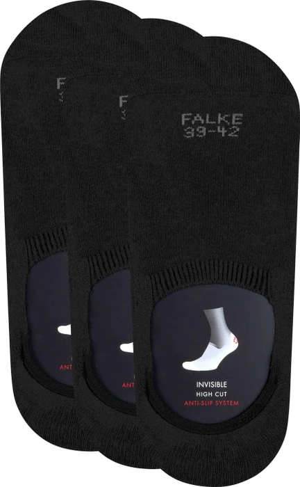Falke Step High Cut Socken schwarz, 3 Paare (Herren)