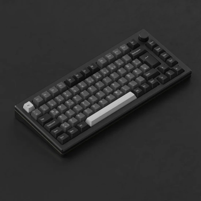Akko MOD 007B HE, Black & Silver, LEDs RGB, hot-swap, Cream Yellow Magnetic, USB/Bluetooth, DE
