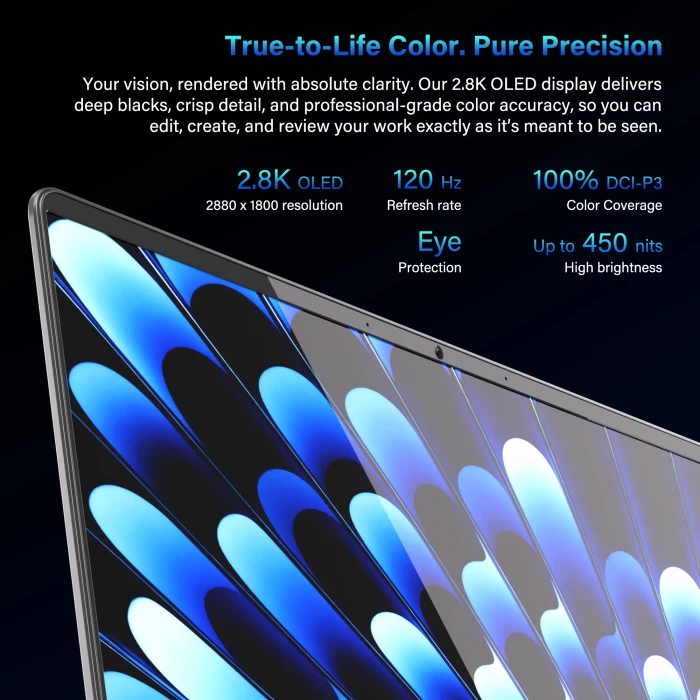 Geekom GeekBook X14 Pro, Titanium Gray, Core Ultra 9 185H, 32GB RAM, 2TB SSD, DE