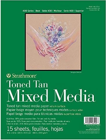 Strathmore 400 Series Toned Mixed Media Zeichenblock