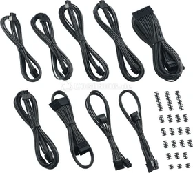 CableMod C-Series AXi/HXi/RM Classic ModMesh Cable Kit, schwarz/carbon (CM-CSI-CKIT-NKC-R)