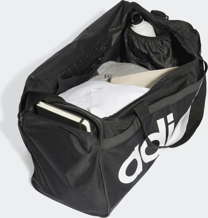 adidas Essentials Linear Duffelbag 39 Sporttasche schwarz/weiß