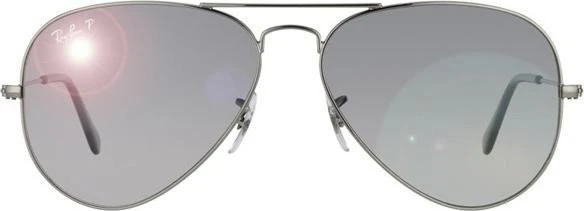 Ray-Ban RB3025 Aviator Gradient 58mm gunmetal/polarized blue-grey gradient