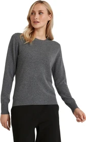 Falke Luxury Rundhals Pullover dark grey-heather (Damen)