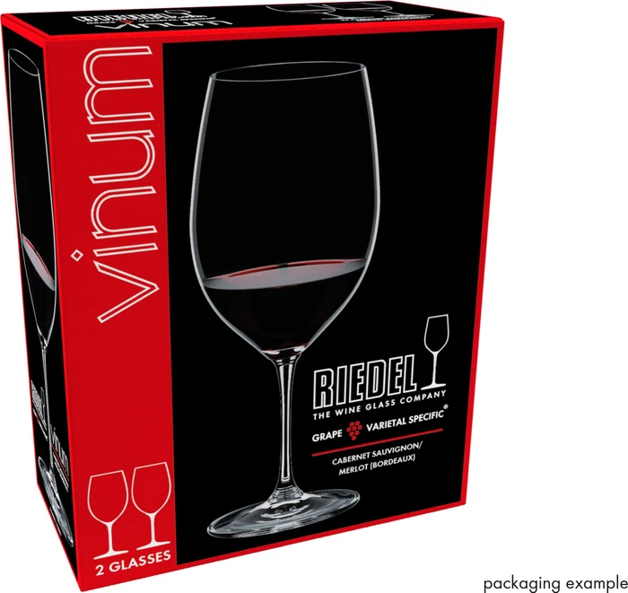 Riedel Vinum Cabernet Sauvignon/Merlot (Bordeaux) Rotweinglas, 2 Stück
