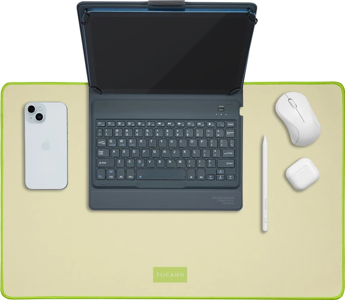Tucano One Desk Pad für MacBook Neo, 550x350mm, Citrus gelb