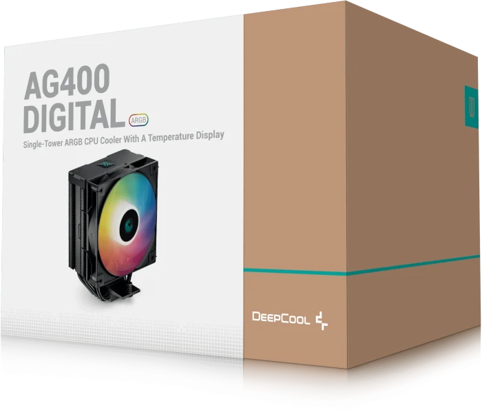 DeepCool AG400 Digital BK ARGB, schwarz