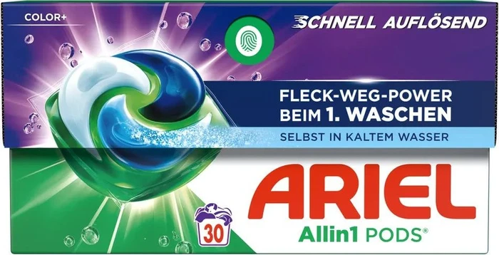 Ariel Color+ Allin1 Pods Waschmittel, 30 Stück