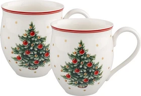 Villeroy & Boch Toy's Delight Kaffeebecher Tannenbaum, 2 Stück