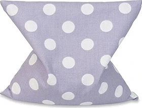 Grünspecht Bio-Rapssamen-Kissen 19 x 19cm Punkte Wärmekissen lila