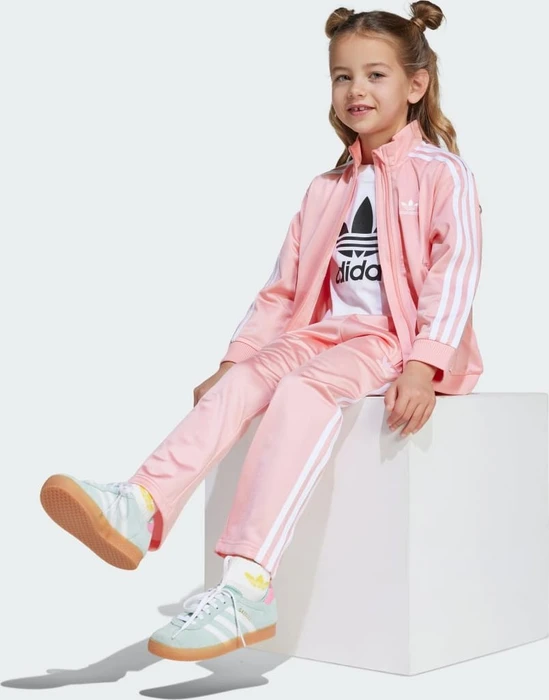 adidas Adicolor Firebird Trainingsanzug semi pink spark (Junior)