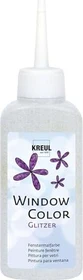 Kreul Window Color Glitzer Malfarbe, glitzersilber, 80ml