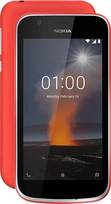 Nokia 1 Dual-SIM rot