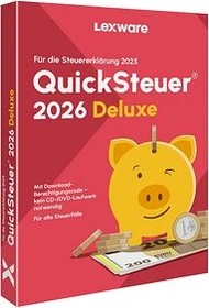 Lexware QuickSteuer Deluxe 2026, PKC (deutsch) (PC) (06815-0076)