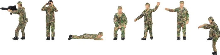 Faller Miniaturfiguren - Soldaten in der Ausbildung