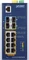 Planet IGS-6325 Industrial Railmount Gigabit Managed Switch, 8x RJ-45, 2x SFP, 360W UPoE Vorschaubild