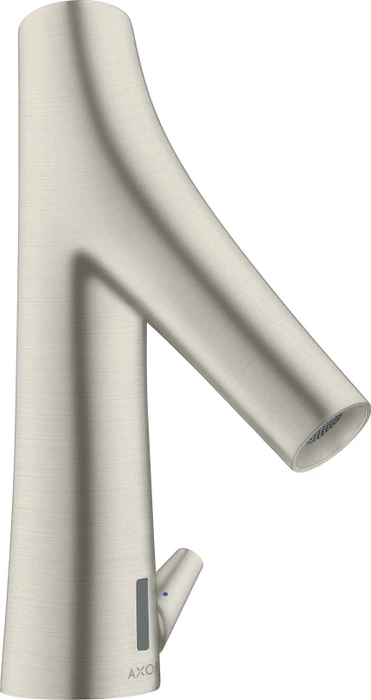 Hansgrohe Axor Starck Organic elektrische Waschbeckenarmatur mit Temperaturregulierung und Netzanschluss edelstahloptik