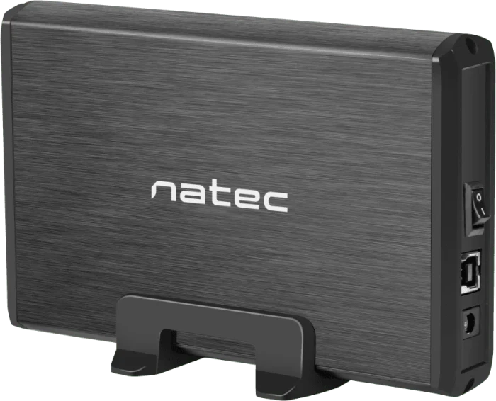 Natec Rhino, schwarz, 3.5", USB-B 3.0