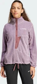 adidas Terrex Xploric High Pile Fleece Pullover preloved fig (Damen)