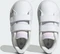 adidas Grand Court Lifestyle Hook and Loop cloud white/blue dawn/clear pink (Junior) Vorschaubild
