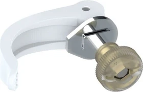 Leki Speed Lock Hebel inkl. Zugbolzen und Rändelrad 18/16mm weiß