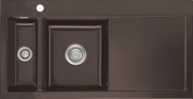 systemceram Mera 100 Einbau Becken links siena