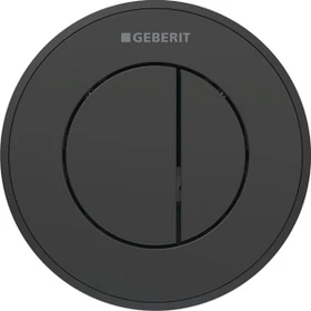 Geberit Typ 10 Fernbetätigung pneumatisch, für 2-Mengen-Spülung, UP-Drücker, schwarz