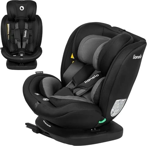 Lionelo Bastiaan i-Size black grey
