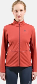 Odlo Markenes Funktionsjacke cinnabar/spiced apple (Damen)