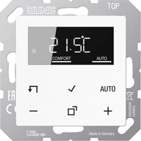 Jung LB-Management Raumthermostat Set Alpinweiß
