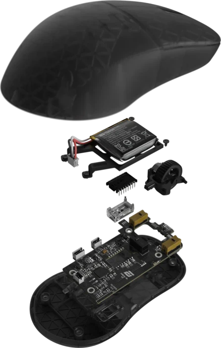 Endgame Gear XM2w 4k v2 Wireless Gaming Mouse Dark Frost, USB