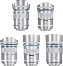 Sirui Sniper 3 Linsen-Set für Sony E silber