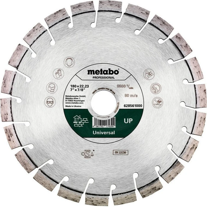 Metabo Professional UP Diamanttrennscheibe, 180x2.6x22.23mm, 1 Stück