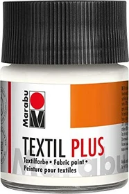 Marabu Plus Textilfarbe, weiß, 50ml