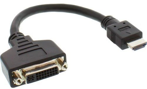 InLine HDMI [Stecker] auf DVI [Buchse] Adapter 0.2m