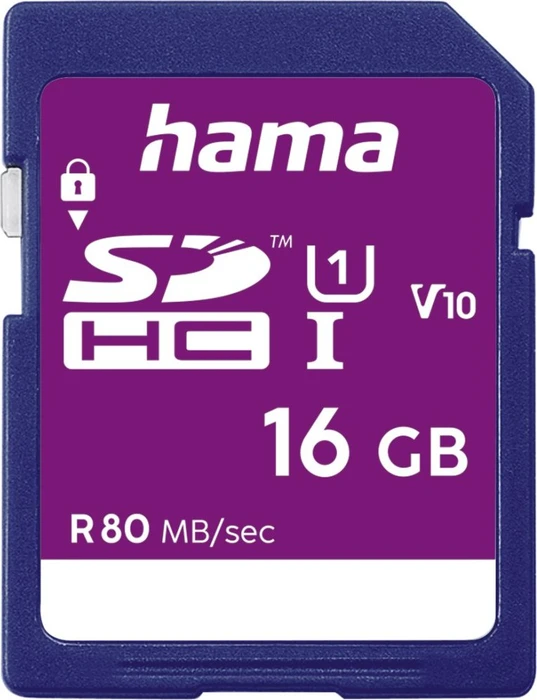 Hama HighSpeed R80 16GB, UHS-I, Class 10