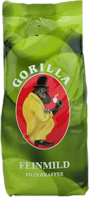Espresso Gorilla Feinmild Kaffeepulver, 500g
