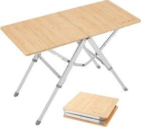KingCamp Bamboo Duo 87x40x60cm Campingtisch