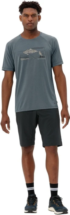 Vaude Gleann II Funktionsshirt kurzarm heron (Herren)
