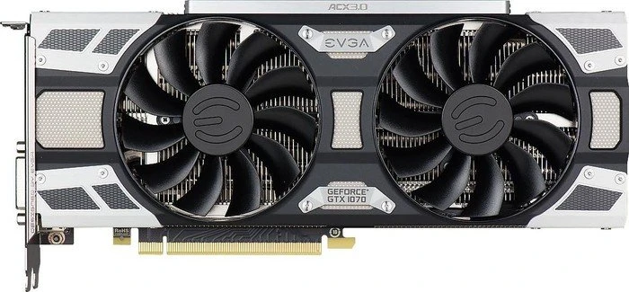 EVGA GeForce GTX 1070 SC Gaming ACX 3.0, 8GB GDDR5, DVI, HDMI, 3x DP