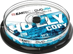 Emtec DVD+RW 4.7GB, 4x, 10er Spindel