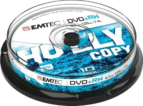 Emtec DVD+RW 4.7GB, 4x, 10er Spindel
