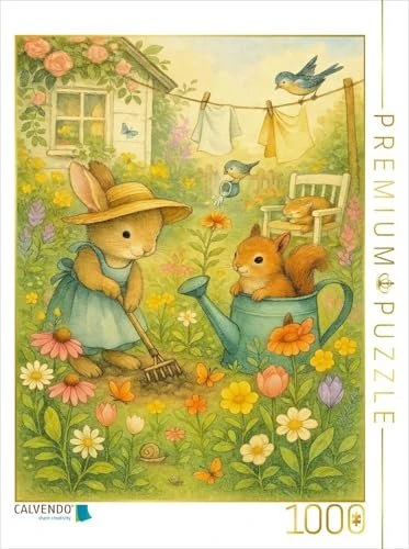 Calvendo Blütenfreude im Garten - Puzzlezauber für Herz und Seele